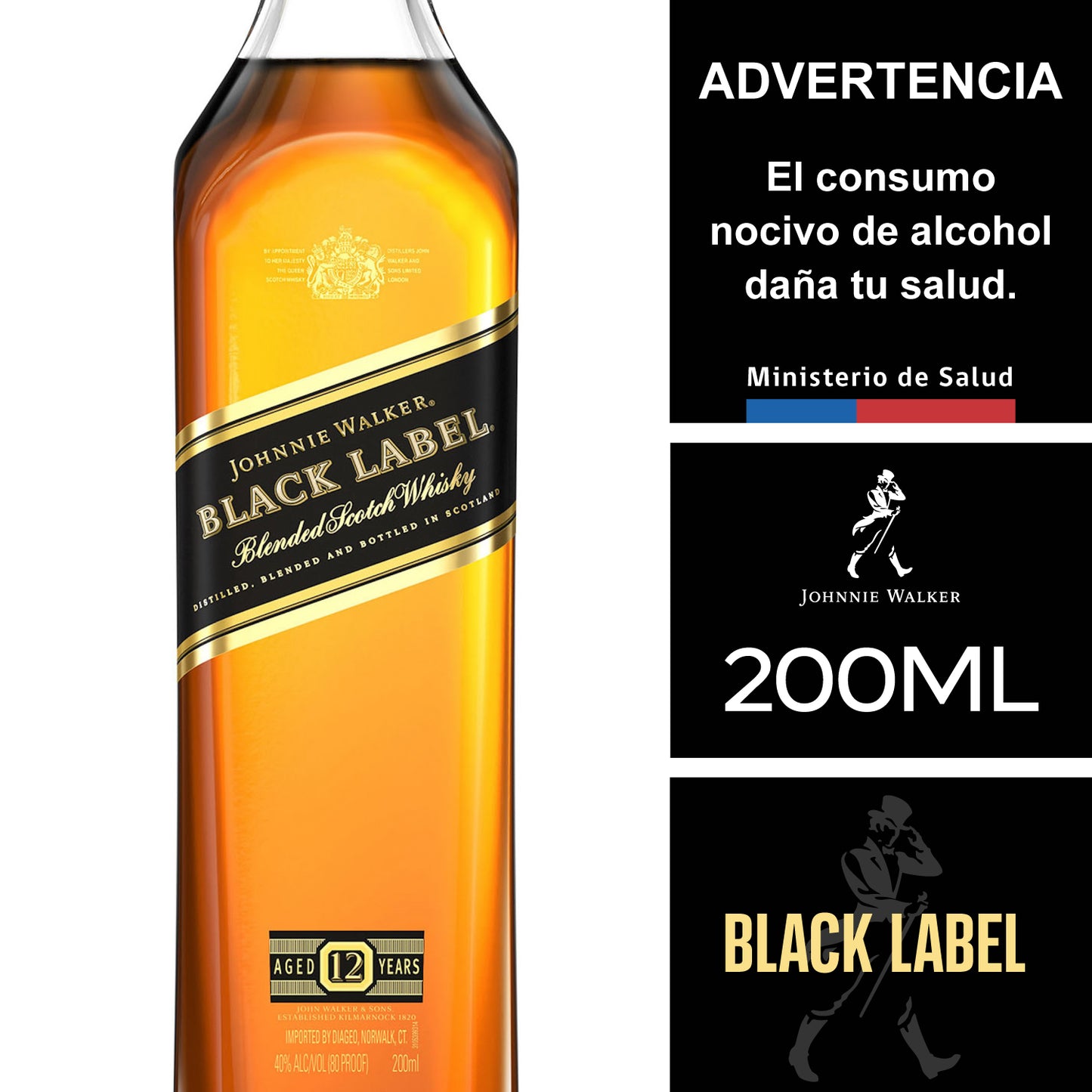 WHISKY JW BLACK LAB 40 20CL iFLASK 48X01