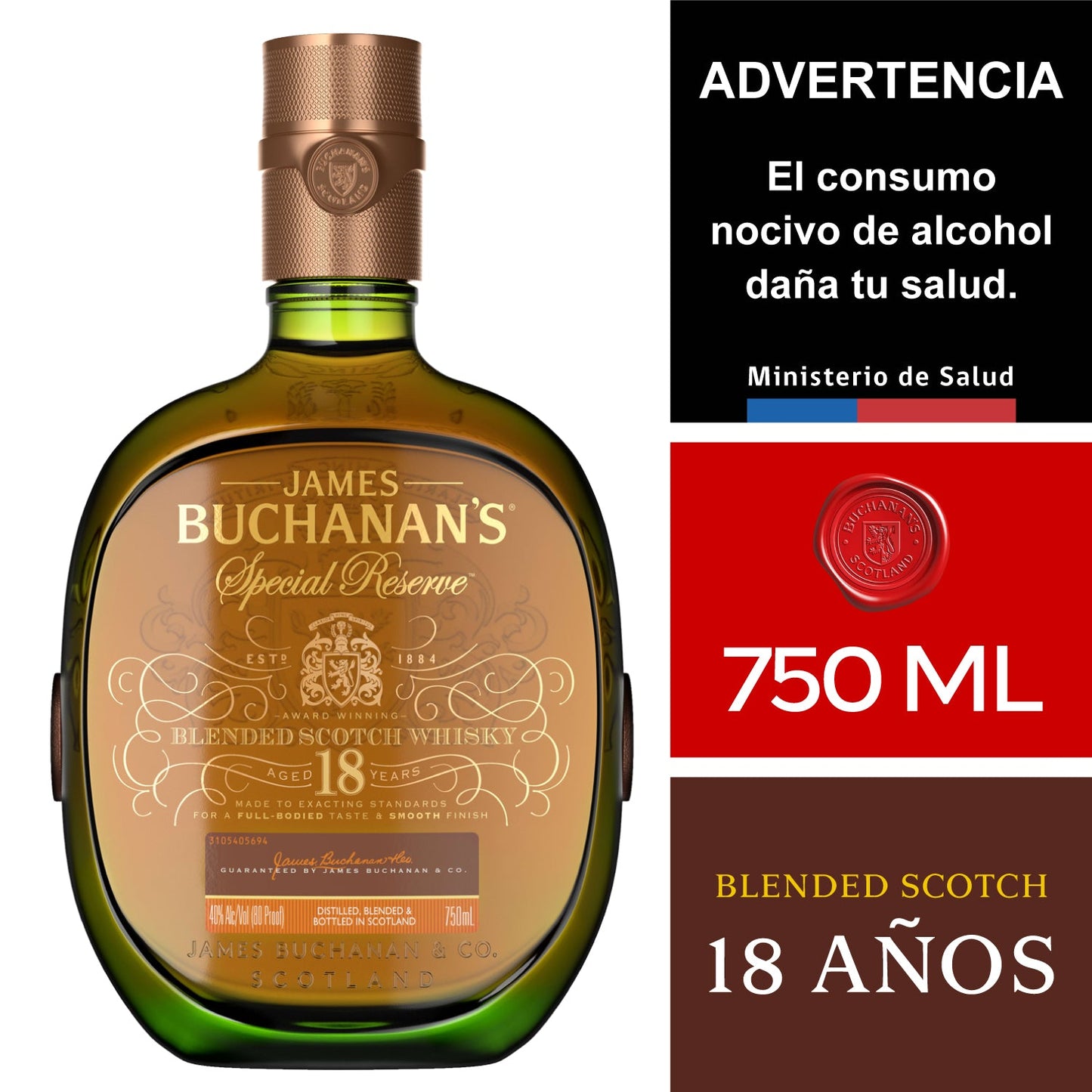 Buchanan Sr 75cl 18Y 06X01