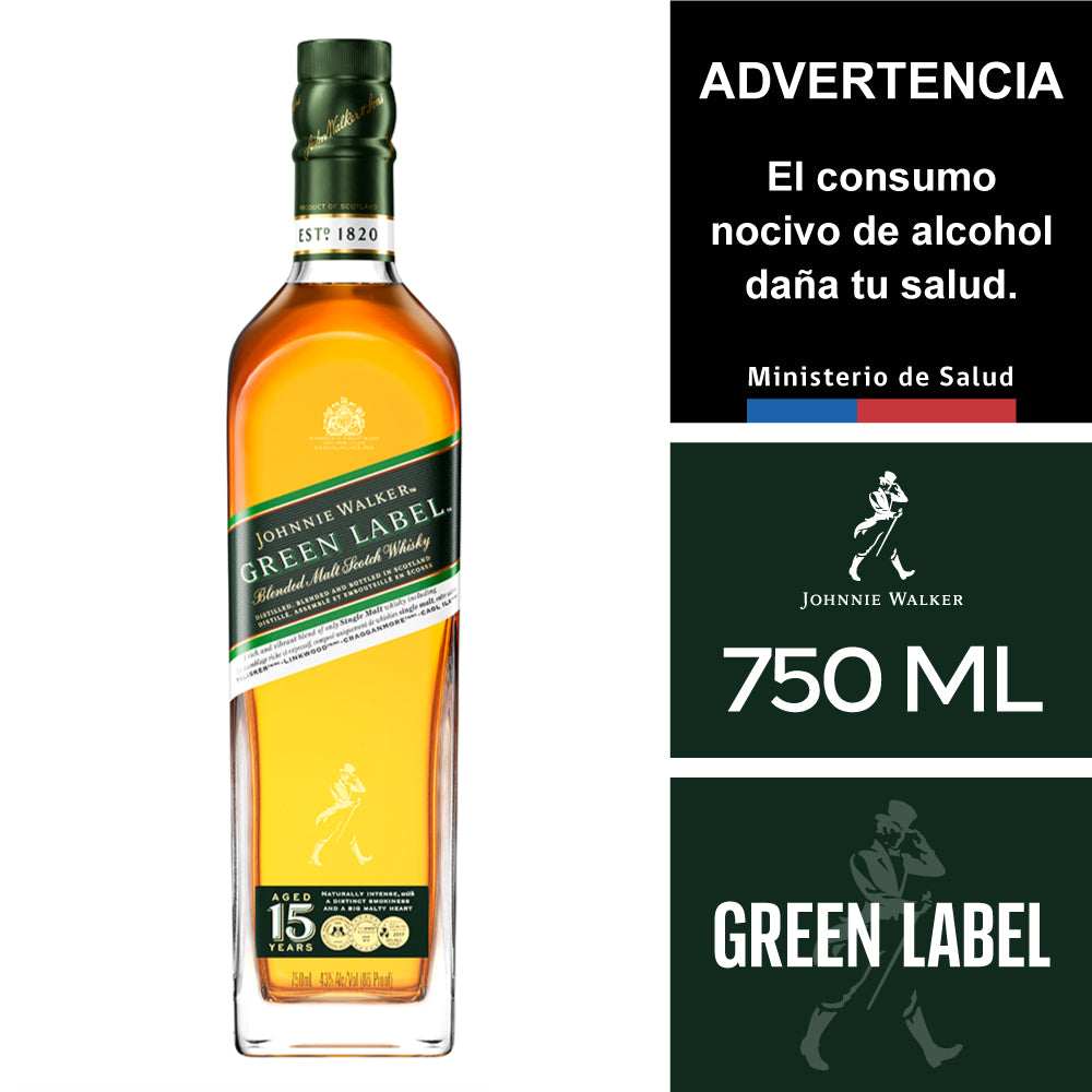 JW Green Label 75cl 15Y 06X01 (5012)