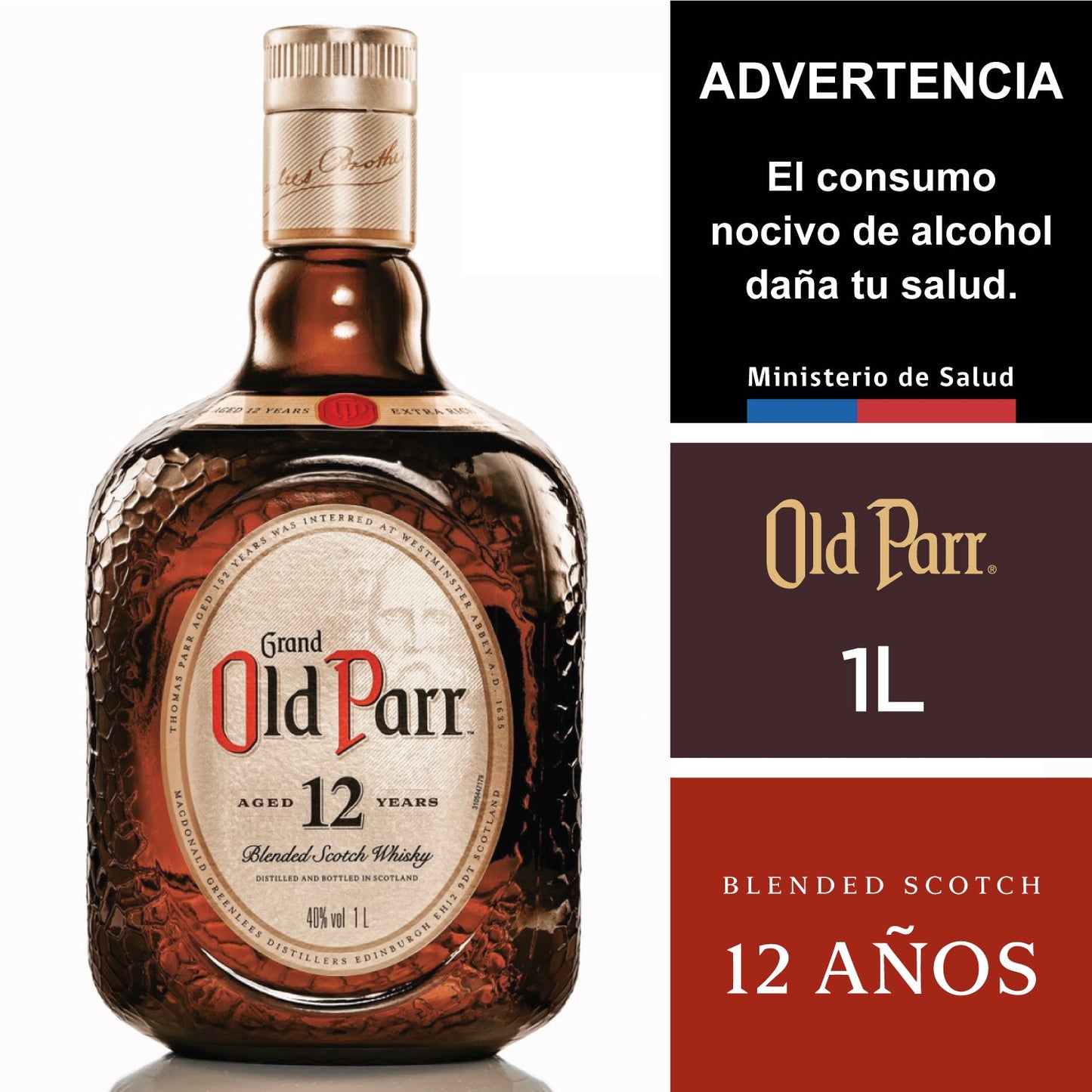 Old Parr 12Y Pk 1L 12Y 12X01 (5012)