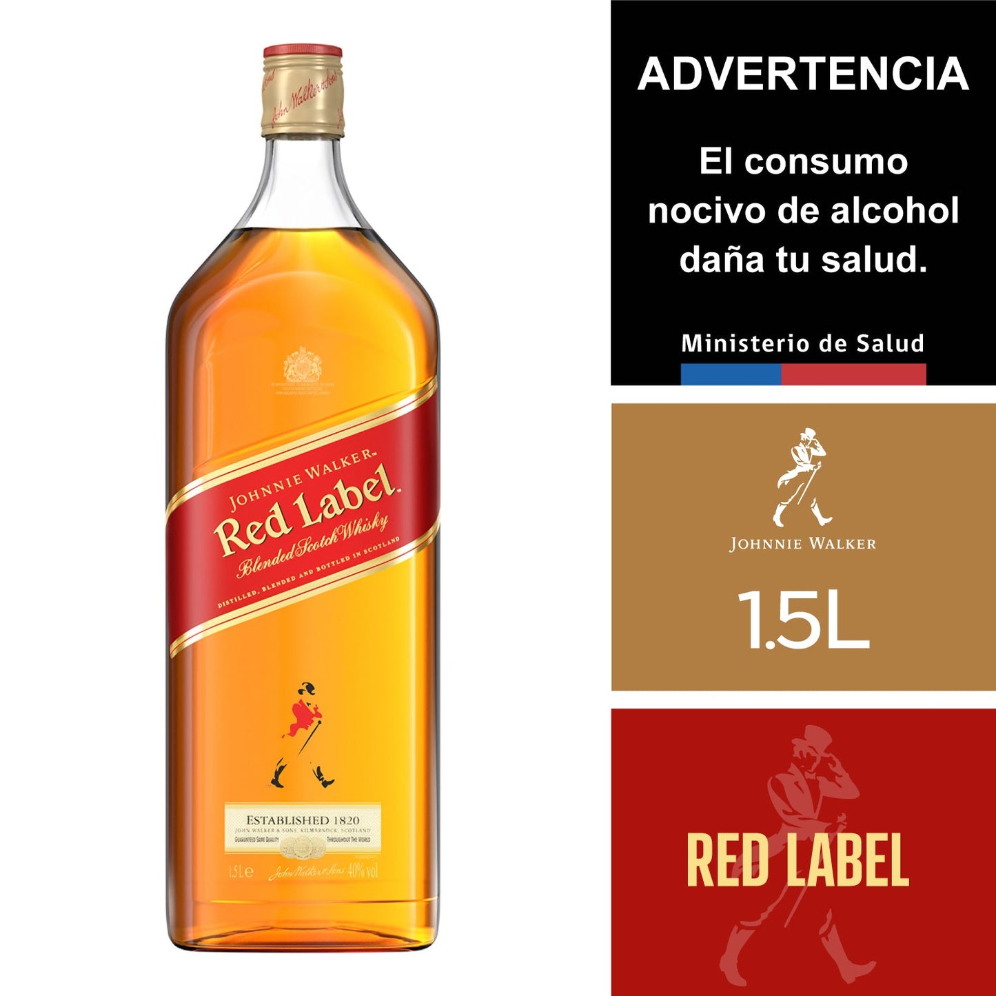 Johnnie Walker Red (Alarma) 1,5L