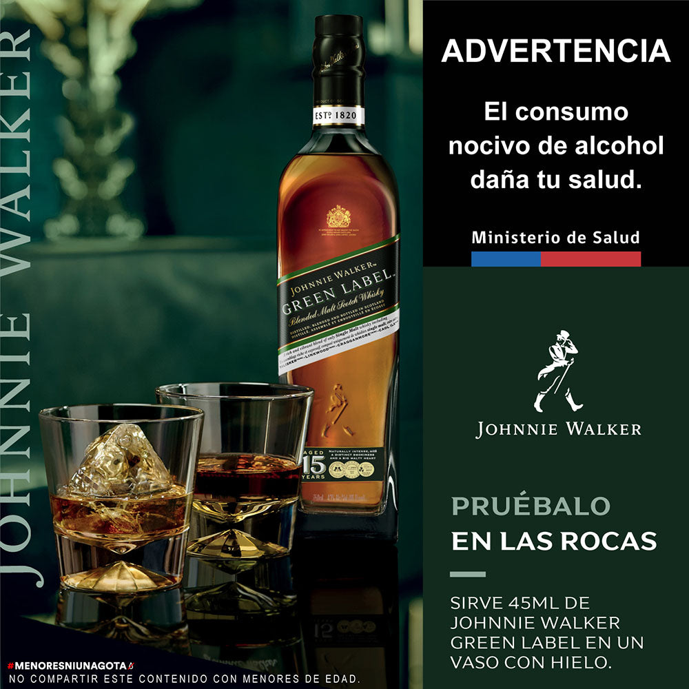 JW Green Label 75cl 15Y 06X01 (5012)