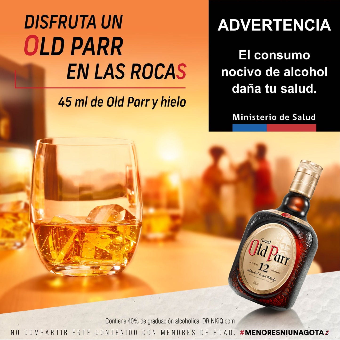 Old Parr 12Y Pk 1L 12Y 12X01 (5012)
