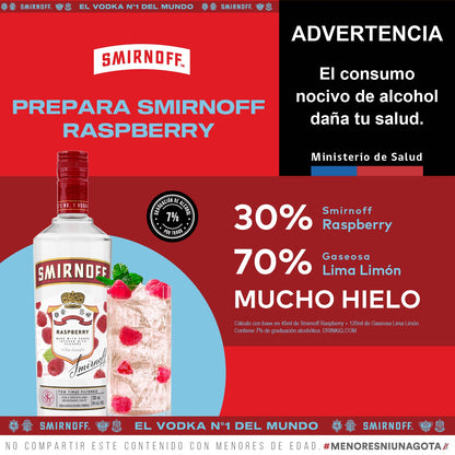Smirnoff Raspberry 700cc (5012)